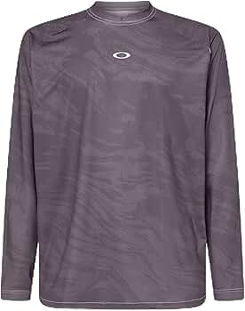 Oakley Men's Reduct Notch Long Sleeve Jersey, Duality Swirl
